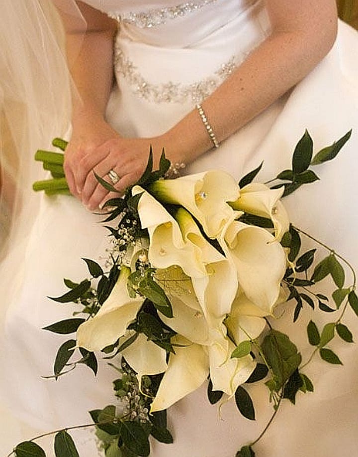 свадебный цветок калла