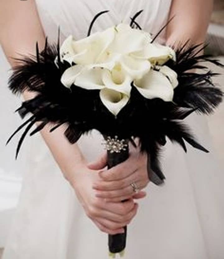 Черно-белый цвет свадьбы